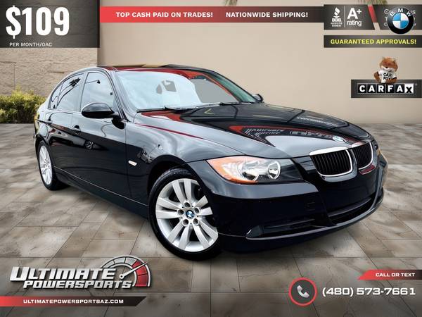 2007 BMW 328i – $109/mo – 1 Owner, Premium Package,
