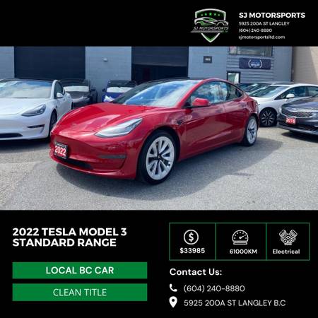 2022 Tesla Model 3 Long Range 61K for $0 Build