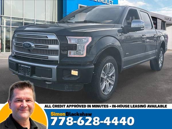 2015 Ford F-150 Platinum for $0 Build Credit, Poor Credit,