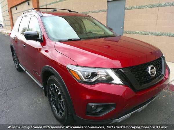 2020 Nissan Pathfinder SL Red Rock for $0 Build Credit,