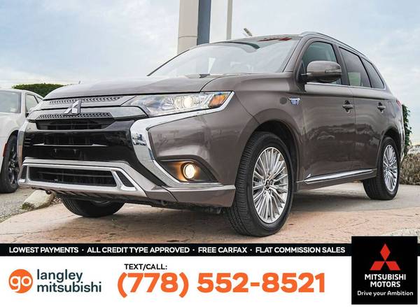 2022 Mitsubishi Outlander PHEV LE S-AWC for $0 Build Credit,