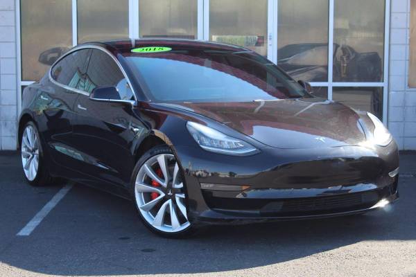 2018 Tesla Model 3 Performance Sedan for $0 Build Credit,