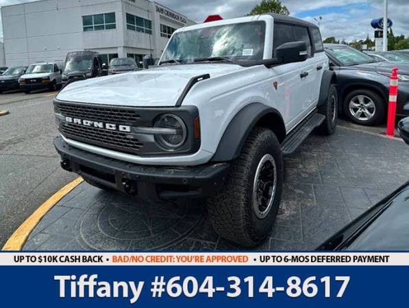 2024 Ford Bronco Badlands for $0 Build Credit, Poor Credit,