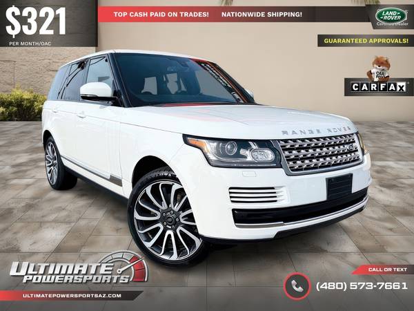 2015 Land Rover Range Rover HSE White Low Miles for