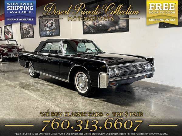 1963 Lincoln Continental Convertible for $0 Build Credit, Poor Credit,
