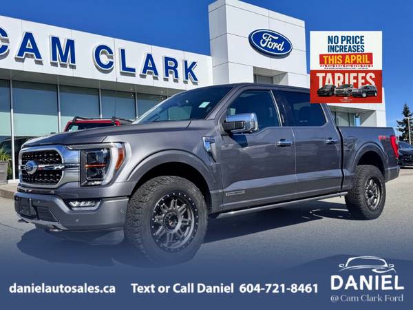 2022 Ford F150 Platinum SuperCrew 5.5 ft Box 3.5L Hybrid