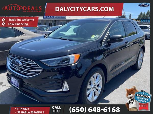 2022 Ford Edge Titanium 4D for $0 Build Credit, Poor