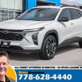 2025 Chevrolet Trax 2RS 1.2L for $0 Build Credit, Poor