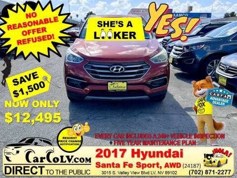 2017 Hyundai Santa Fe Sport 2.4L for $0 Build Credit,