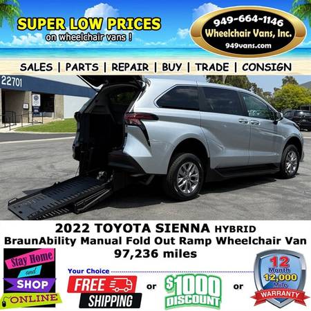 2022 Toyota Sienna LE for $0 Build Credit, Poor Credit,