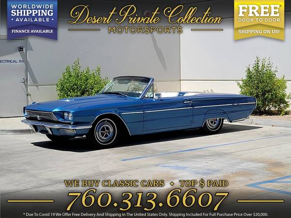 1966 Ford Thunderbird Q-Code 428 V8 Convertible for $0 Build