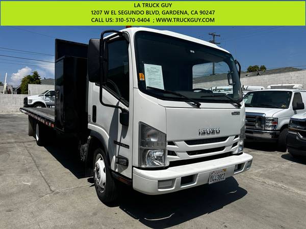 2016 Isuzu NPR HD NQR Gas 20 ft Stakebed Flatbed