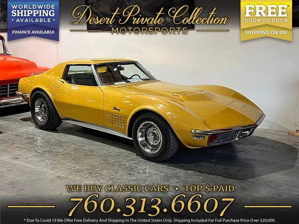1972 Chevrolet Corvette Stingray Coupe for Sale for $0 Build
