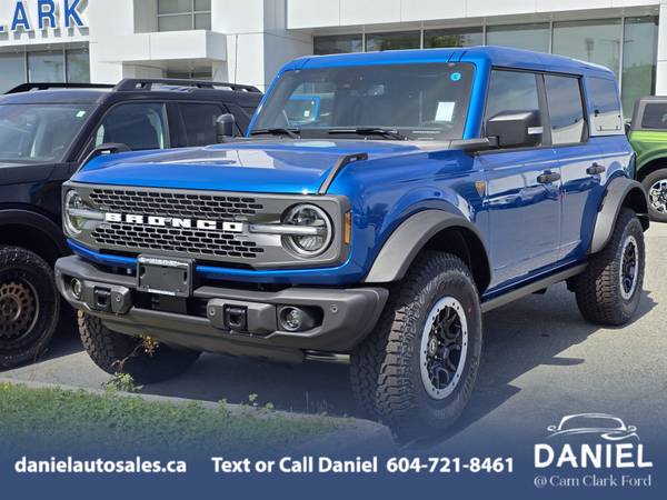 2025 Ford Bronco Badlands 4x4 334A Lux Pack/Sasquatch 2.7L V6