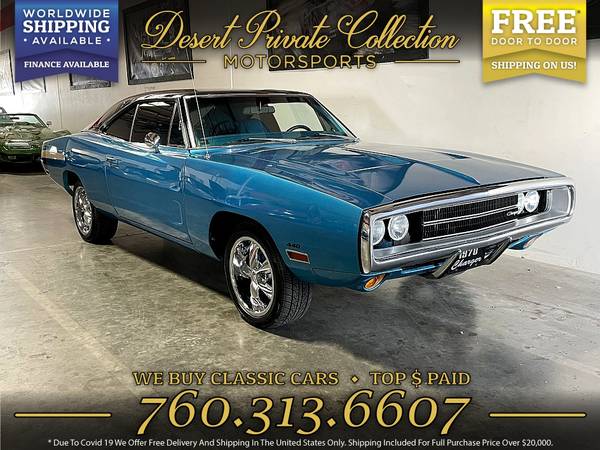 1970 Dodge Charger 500 Coupe for $0 Build Credit, Poor