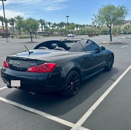 2009 Infiniti G37S Sport Hardtop Convertible for $0 Build Credit,