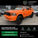 2017 Dodge Ram 1500 Sport Crew Cab, 91KM, 3-Month Warranty