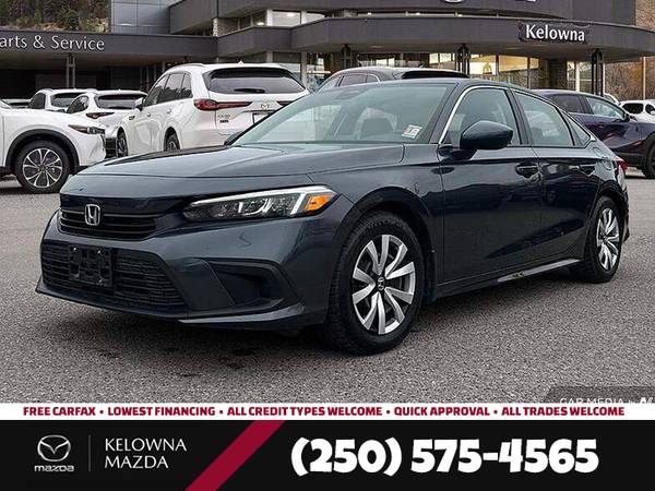 2022 Honda Civic LX Sedan for $0 Build Credit, Poor