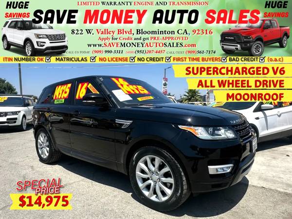 2016 Land Rover Range Rover Sport Supercharged V6 AWD for