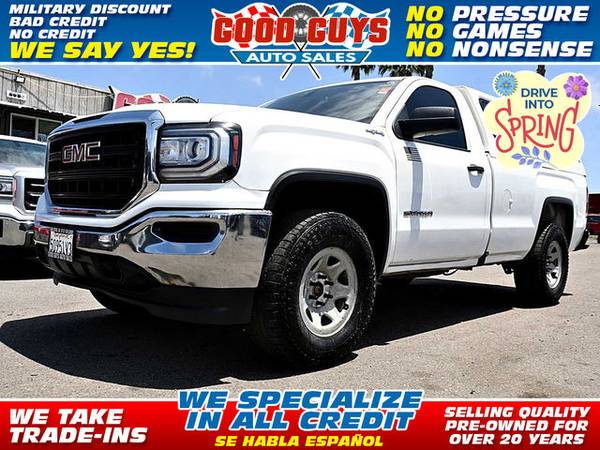 2016 GMC Sierra 1500 Regular Cab 8 ft for $0