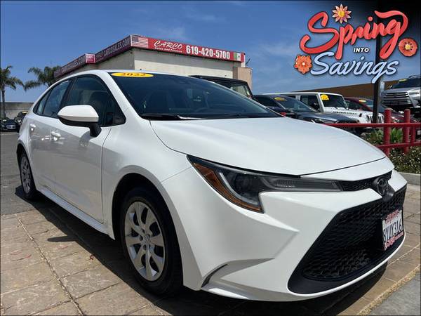 2022 Toyota Corolla LE Sedan for $0 Build Credit, Poor