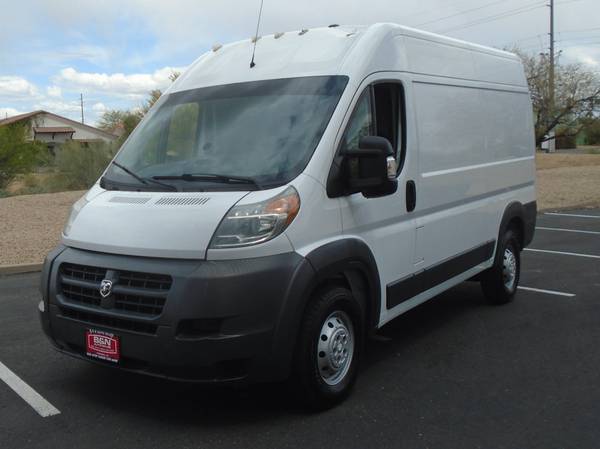 2014 RAM Promaster 2500 High Top Cargo Van for $0