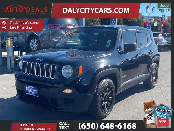 2015 Jeep Renegade Sport 4D SUV for $0 Build Credit,