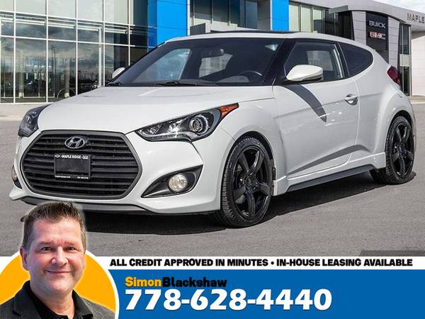 2016 Hyundai Veloster Turbo Leather for $0 Build Credit, Poor