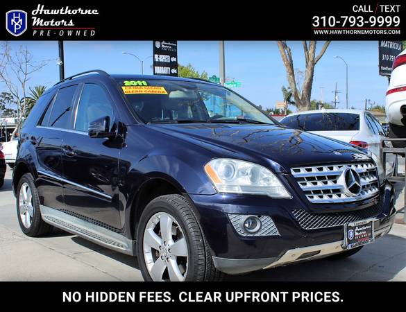 2011 Mercedes-Benz M-Class ML 350 4MATIC for $0 Build Credit,