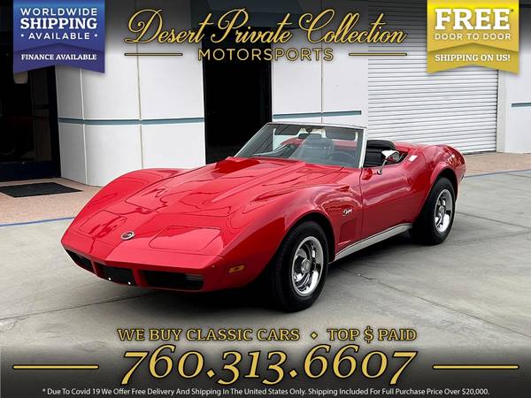 1974 Chevrolet Corvette Stingray Convertible for Sale for $0 Build
