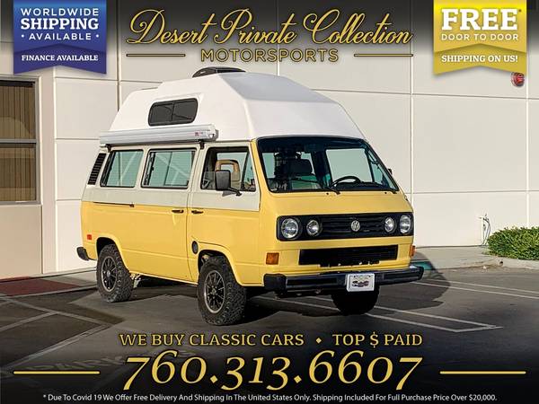 1984 Volkswagen Vanagon Campmobile in Excellent Condition for $0 Build