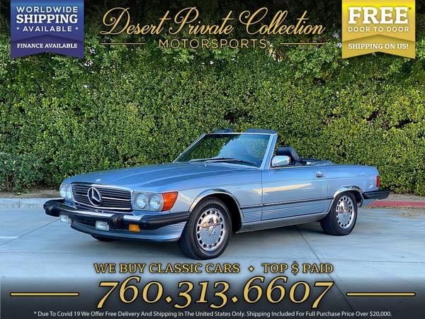 1986 Mercedes-Benz 560SL Roadster Convertible for $0 Build Credit, Poor