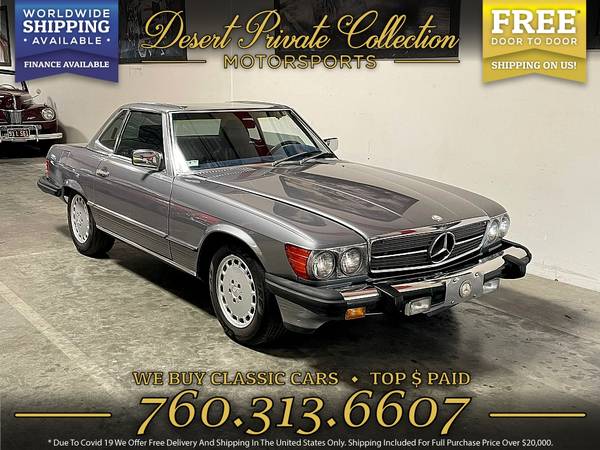 1987 Mercedes-Benz 560 SL Convertible for $0 Build Credit, Poor