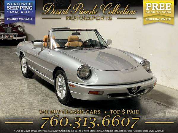 1991 Alfa Romeo Spider Veloce Convertible - Price Break for