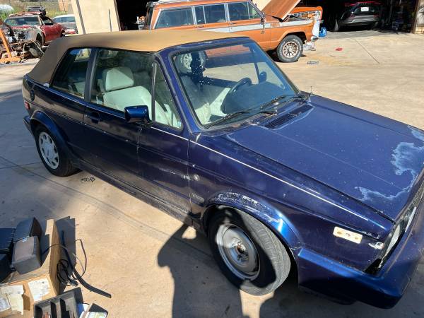 1993 Volkswagen Cabriolet 5-Speed Manual for $0 Build Credit, Poor