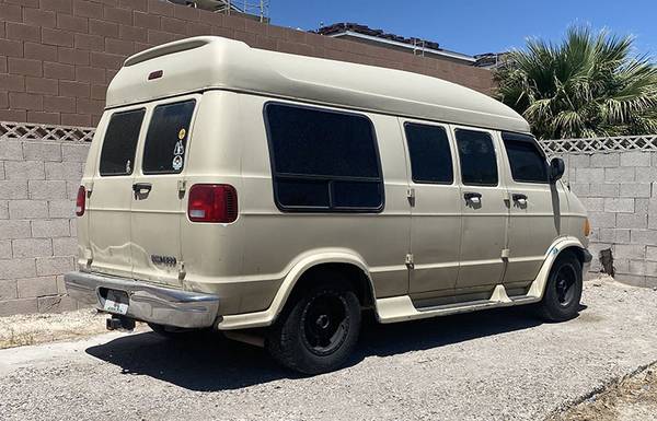 1999 Dodge Ram Conversion Van for $0 Build Credit, Poor