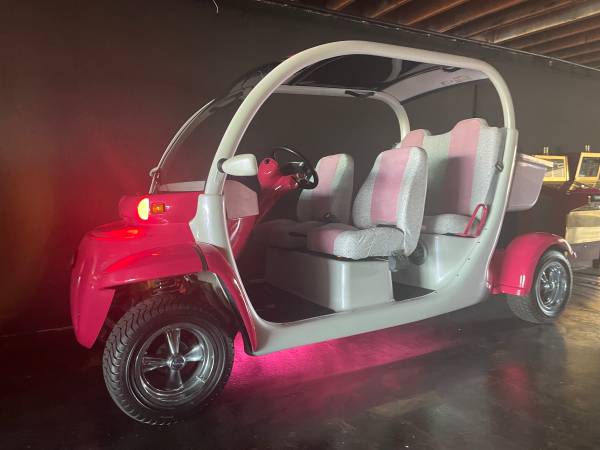 2001 GEM Golf Cart - Pretty in Pink for $0