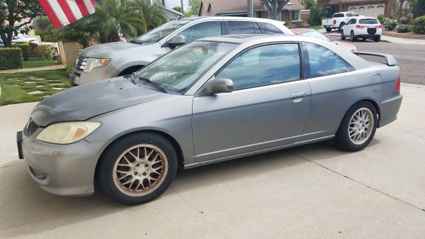 2004 Honda Civic EX Coupe 2D 1.7L 4-Cyl for $0