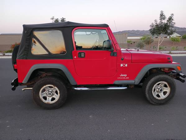 2004 Jeep Wrangler X 4x4 for $0 Build Credit, Poor