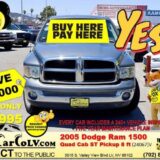 2005 Dodge Ram 1500 ST for $0 Build Credit, Poor