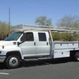 2005 GMC C4500 Crew Cab Contractor Body Work Truck for