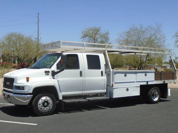 2005 GMC C4500 Crew Cab Contractor Body Work Truck for