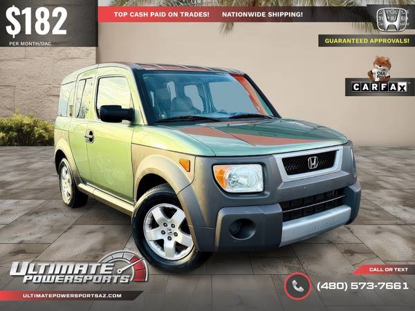 2005 Honda Element EX - $182/mo for $0 Build Credit,