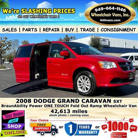 2008 Dodge Grand Caravan SXT for $0 Build Credit, Poor