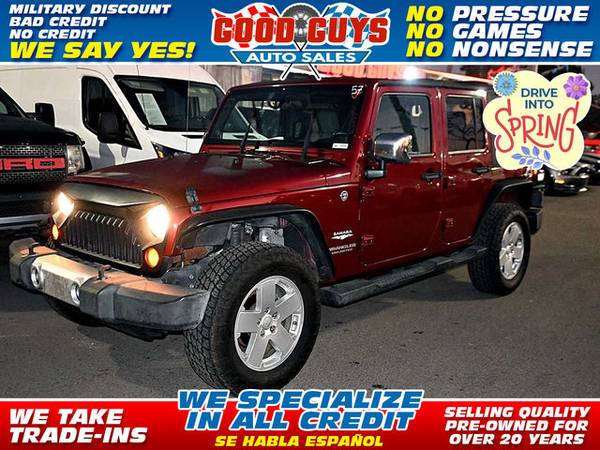 2008 Jeep Wrangler Unlimited Sahara for $0 Build Credit, Poor
