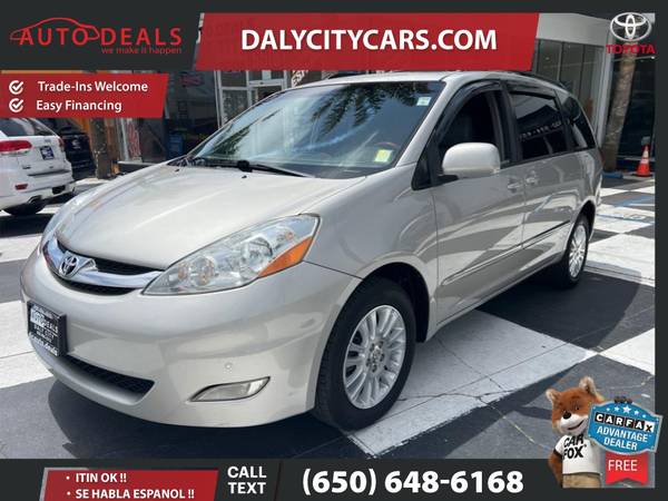 2009 Toyota Sienna XLE 4D Minivan for $0 Build Credit,
