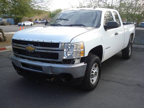 2012 Chevrolet 2500HD Extended Cab Work Truck 4x4 for $0