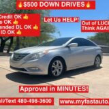 2012 Hyundai Sonata - $500 Down, Bad Credit & Old