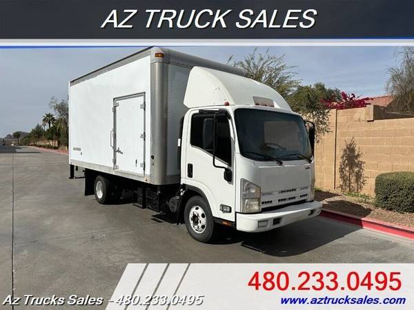 2012 Isuzu NPR Regular Cab 16' Delivery Box w/ Ramp