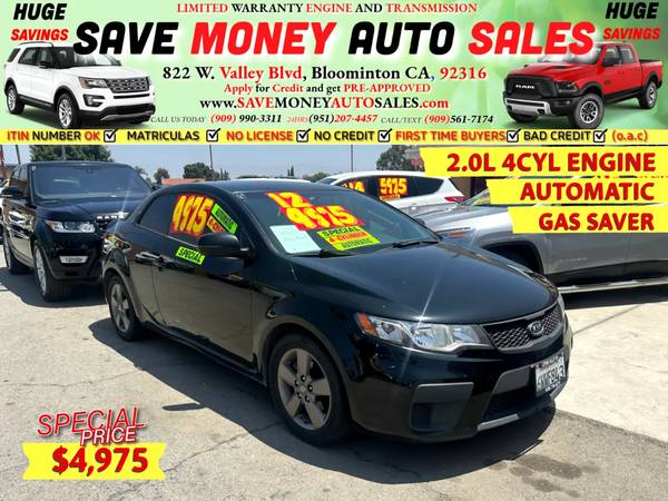 2012 Kia Forte Koup 2.0L 4-Cyl Automatic for $0 Build